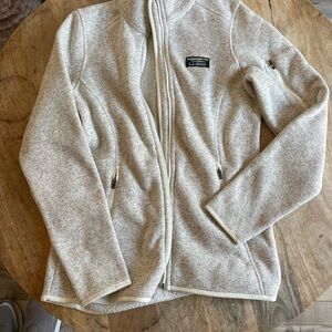 L.L. Bean Heather Gray Women's Zip-Up Jacket